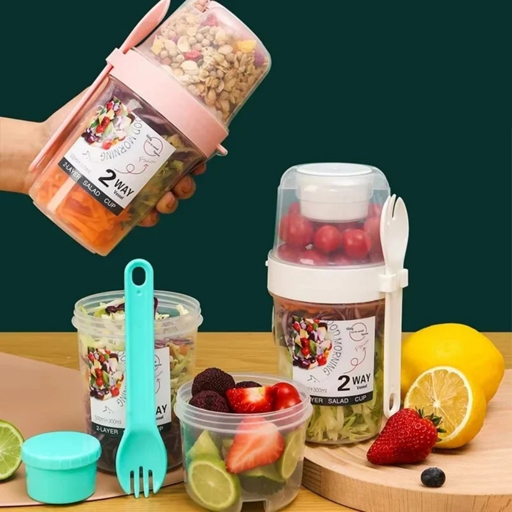 Baby Food Warmer - Tragbare Salat Tasse Frühstück Tasse Lebensmittel