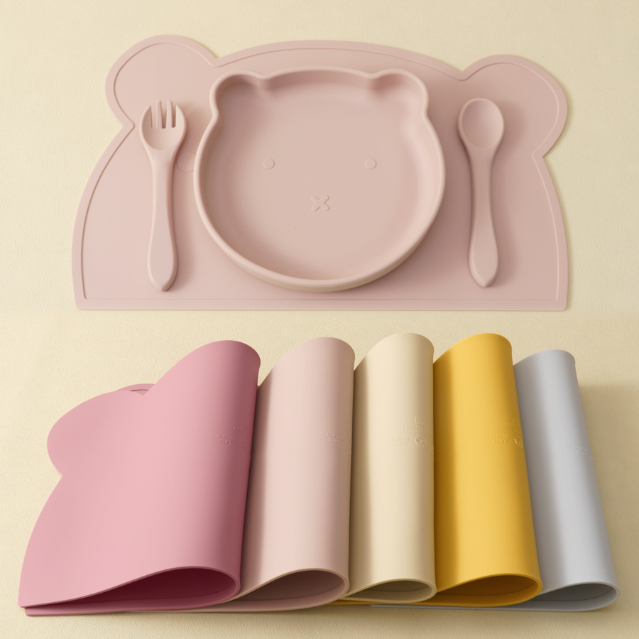 Baby Food Menu - BPA FREI 4PCS Silikon Kinder Geschirr