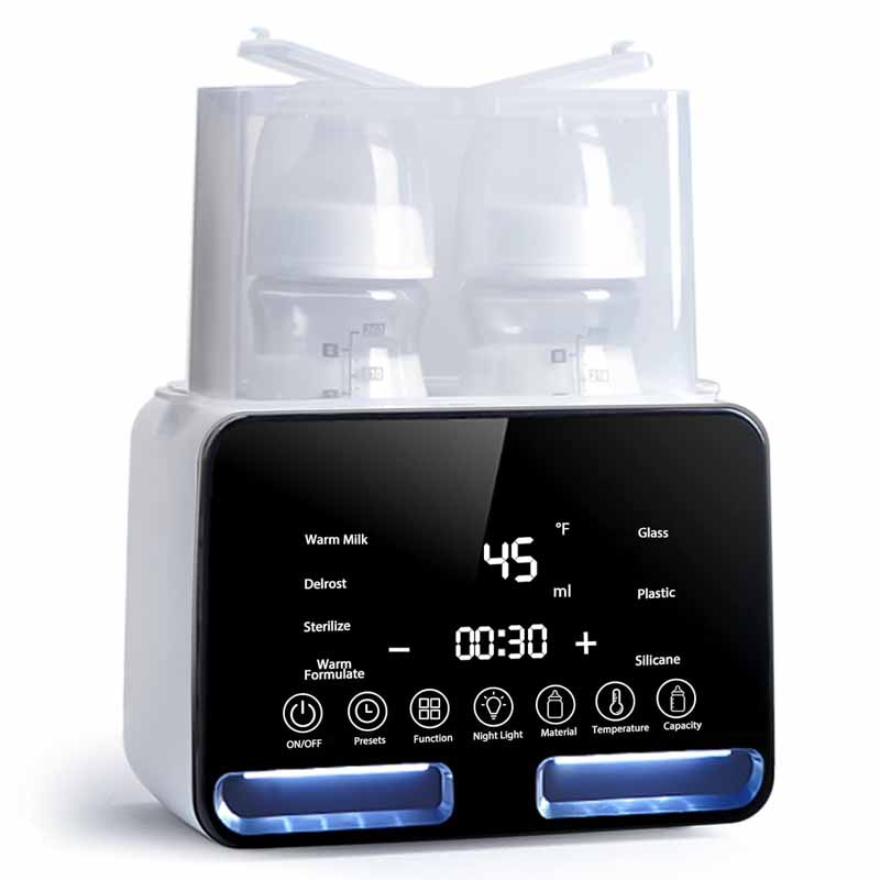 Baby Food Warmer - Babyflaschenwärmer, Sterilisator, multifunktional, schnell, Milchflaschenwärmer mit