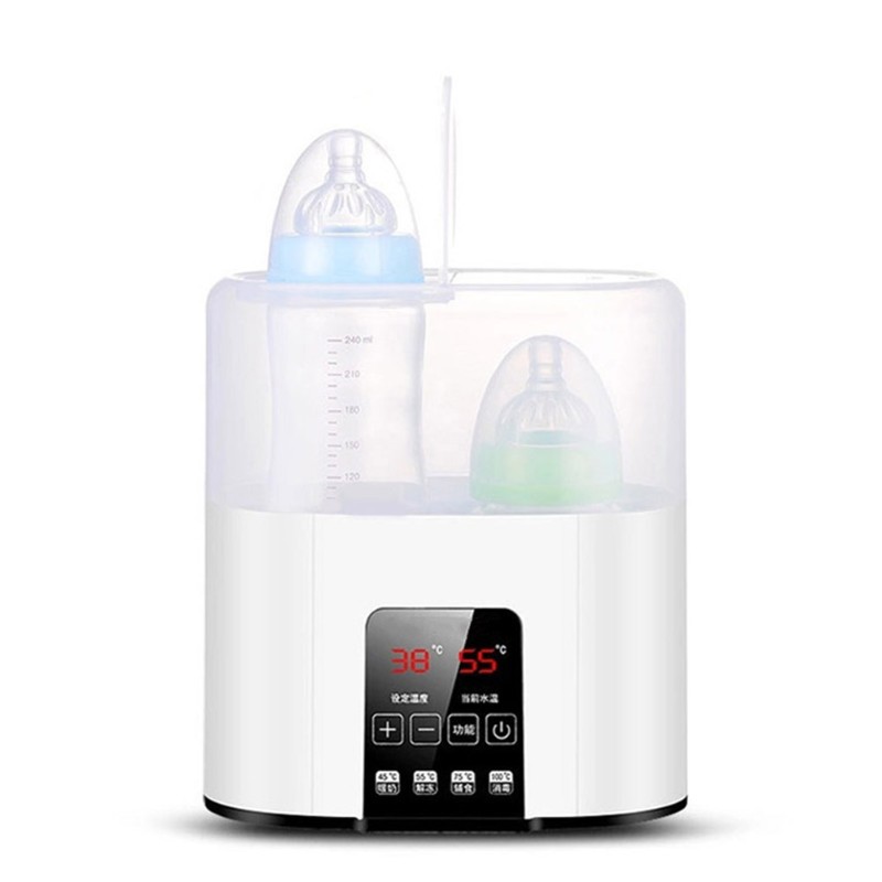 Baby Food Warmer - A38T-EU Stecker Babyflaschenwärmer Doppelter 24-Stunden-Konstantmodus für