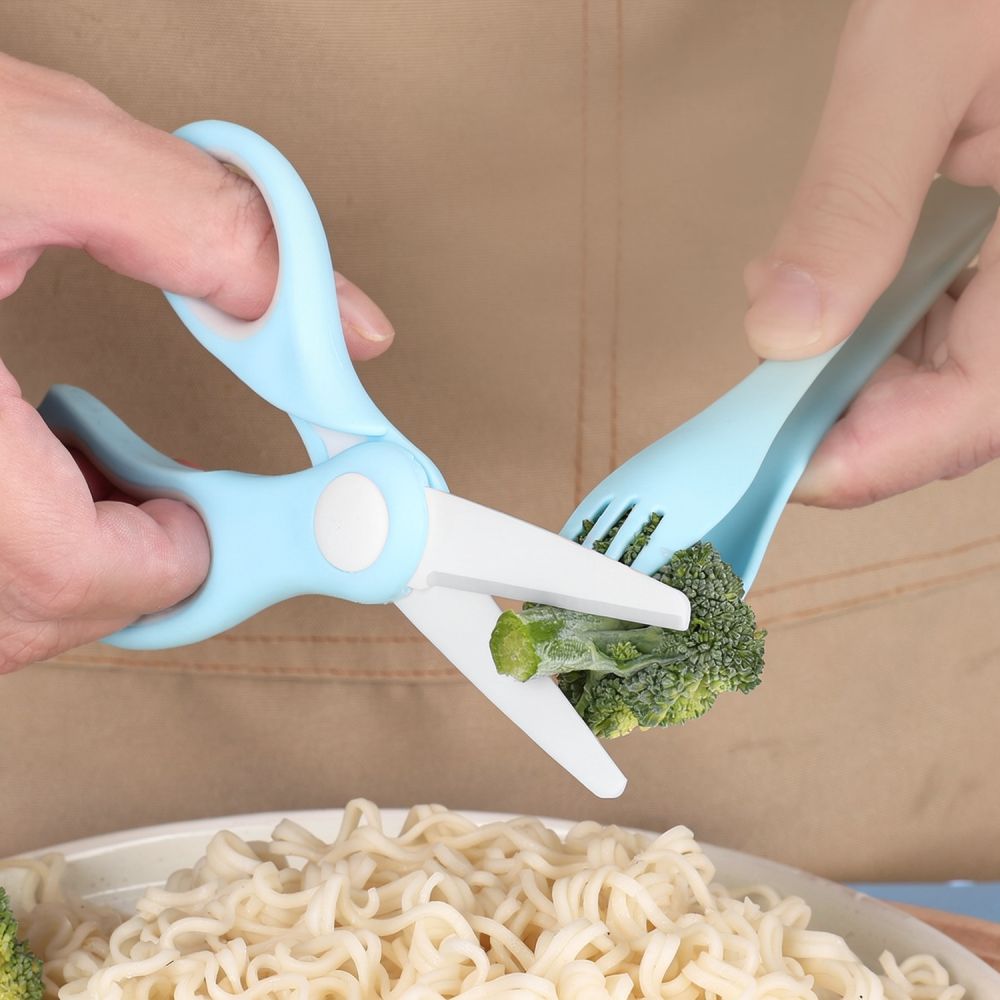 Leicht zu reinigende Keramik-B – Baby Food Scissors Bewertung und Preis