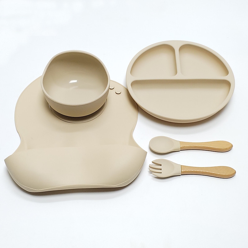 5-teiliges Kinder-Silikon-Esst – Baby Food Menu Bewertung und Preis